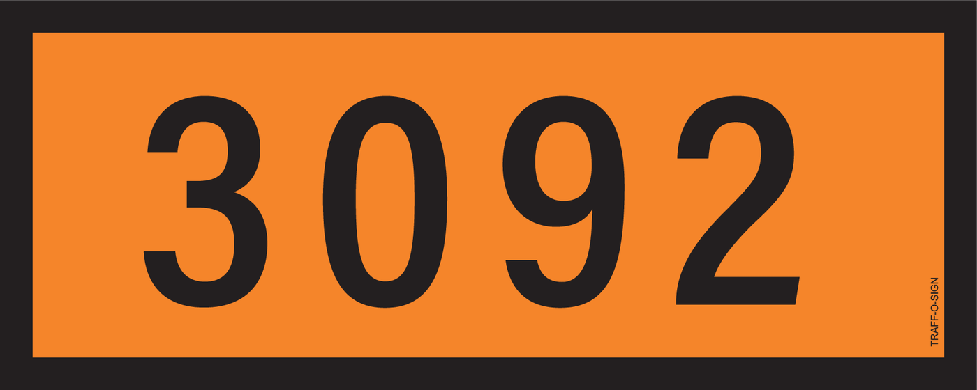 ADR BORD, UN NUMMERS VAN 3000 TOT 3999