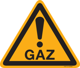 AVERTISSEMENT DANGER GAZ!