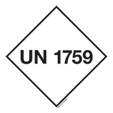 UN 1759. ADR KL 8.BIJTENDE VASTE STOFFEN