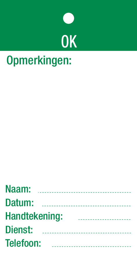 INSPECTIETAGS