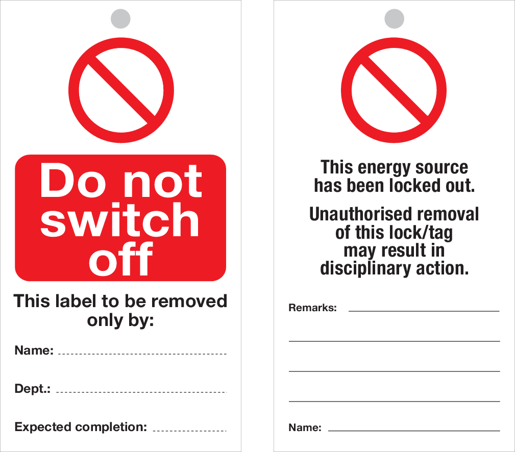 DO NOT SWITCH OFF