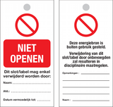 NIET OPENEN