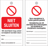 NIET SLUITEN