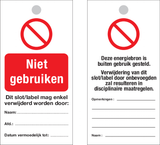NIET GEBRUIKEN