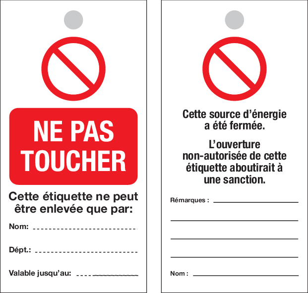 NE PAS TOUCHER