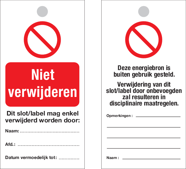 NIET VERWIJDEREN