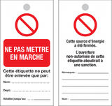 NE PAS METTRE EN MARCHE