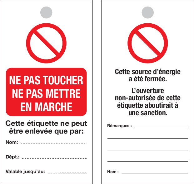 NE PAS TOUCHER. NE PAS METTRE EN MARCHE