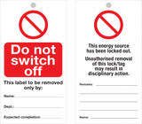 DO NOT SWITCH OFF
