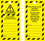 VEILIGHEIDSLABELS "DANGER DO NOT OPERATE
