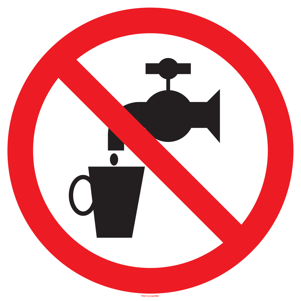 EAU NON POTABLE