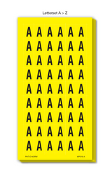 SET VAN 26 VELLEN, LETTERS A tem Z