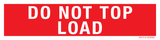 DO NOT TOP LOAD