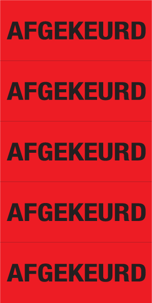 AFGEKEURD