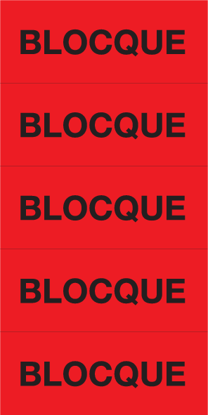 BLOQUÉ