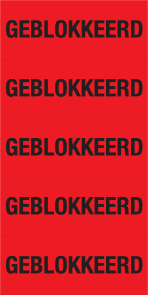 GEBLOKKEERD