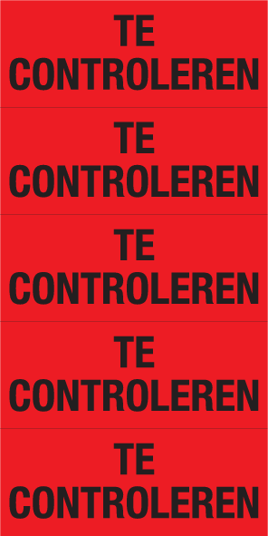 TE CONTROLEREN