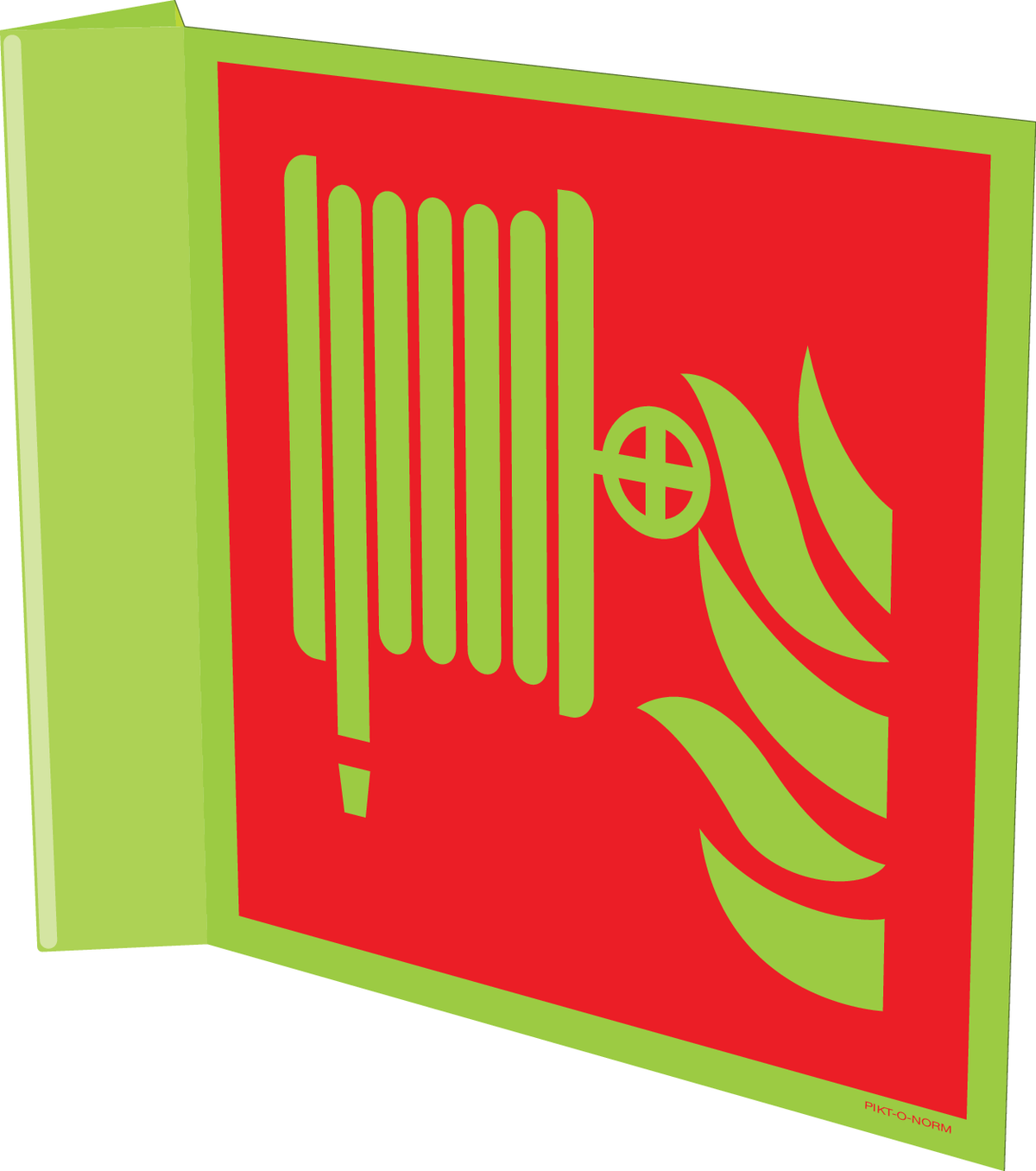 BRANDSLANG - HASPEL ISO7010-F002