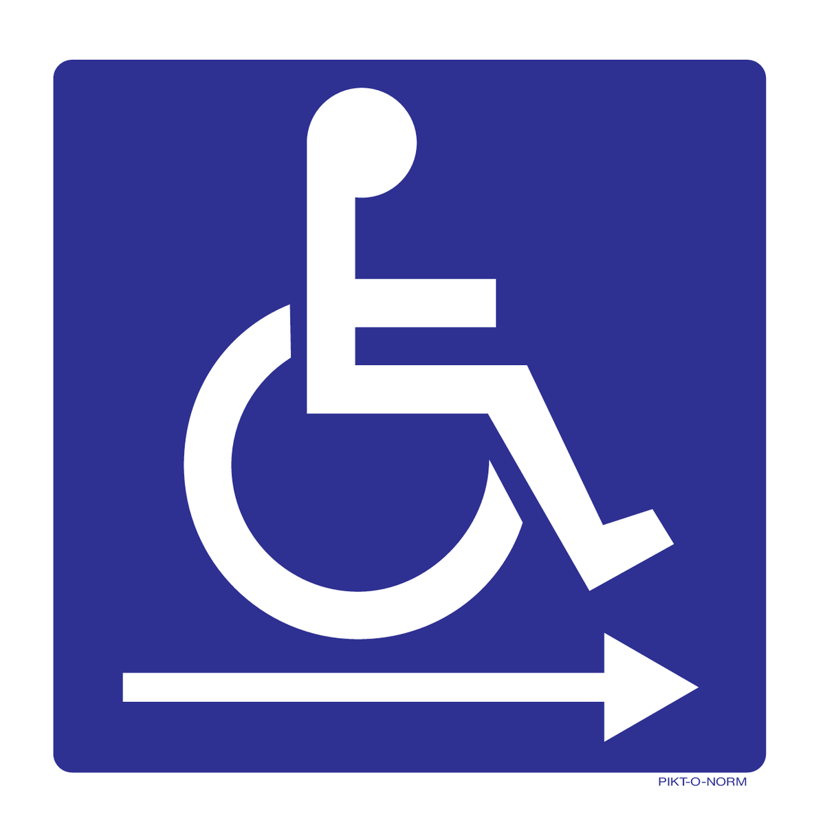 PERSONEN MET EEN HANDICAP NAAR RECHTS