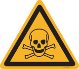 AVERTISSEMENT DANGER MATIÈRES TOXIQUES