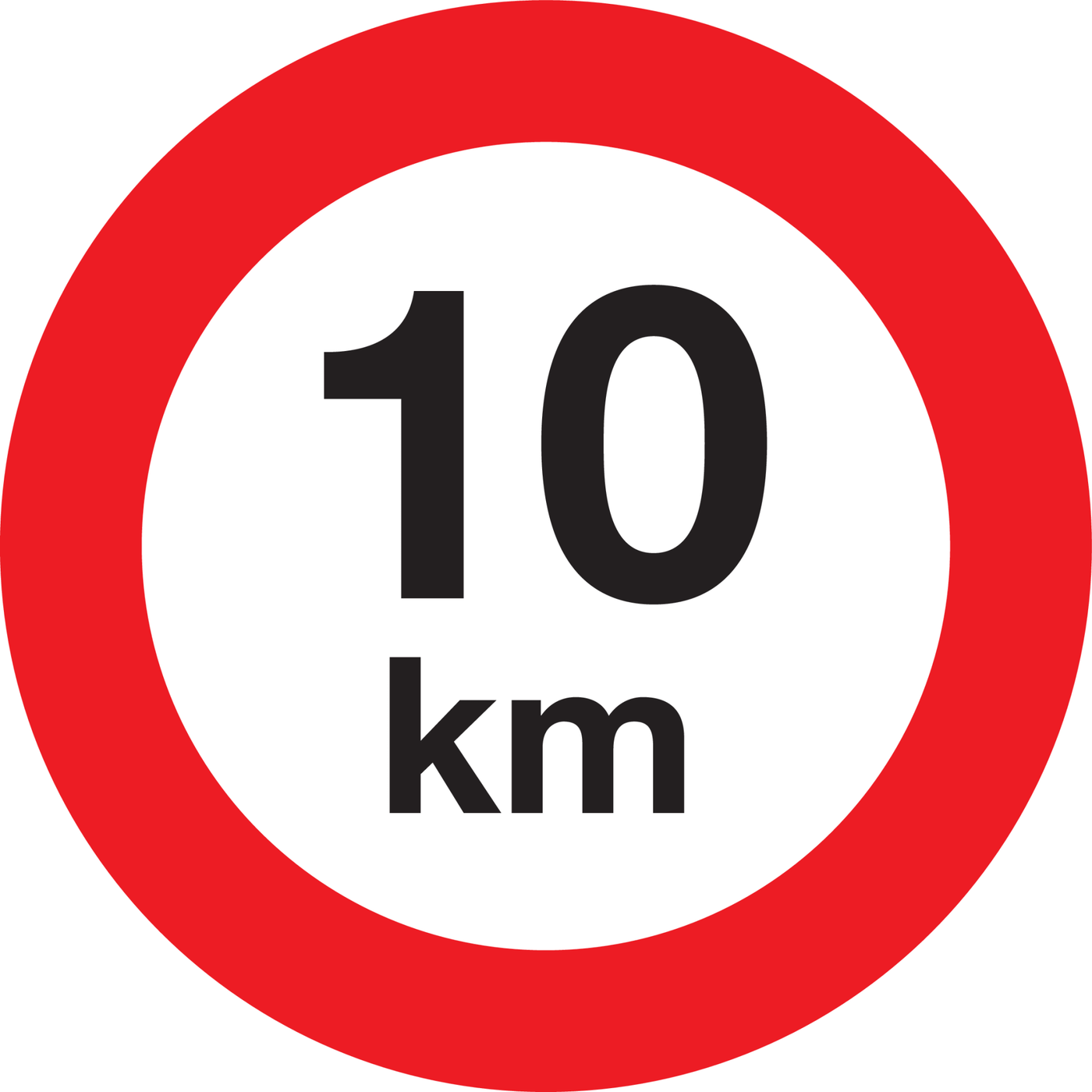 C41 VITESSE LIMITEE A 10KM