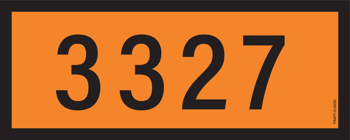 ADR BORD, UN NUMMERS VAN 3000 TOT 3999