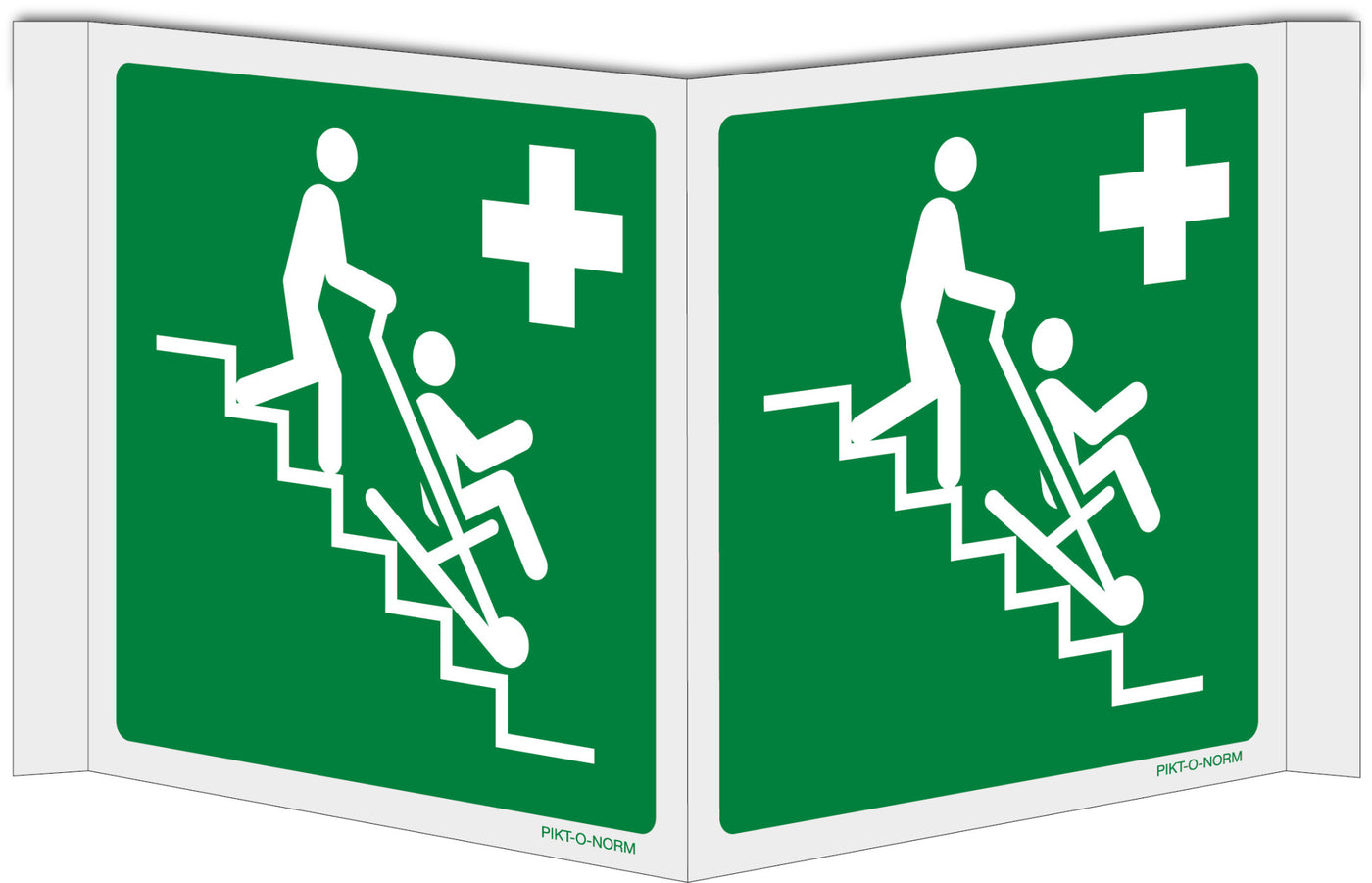 EVACUATIESTOEL ISO7010-E060
