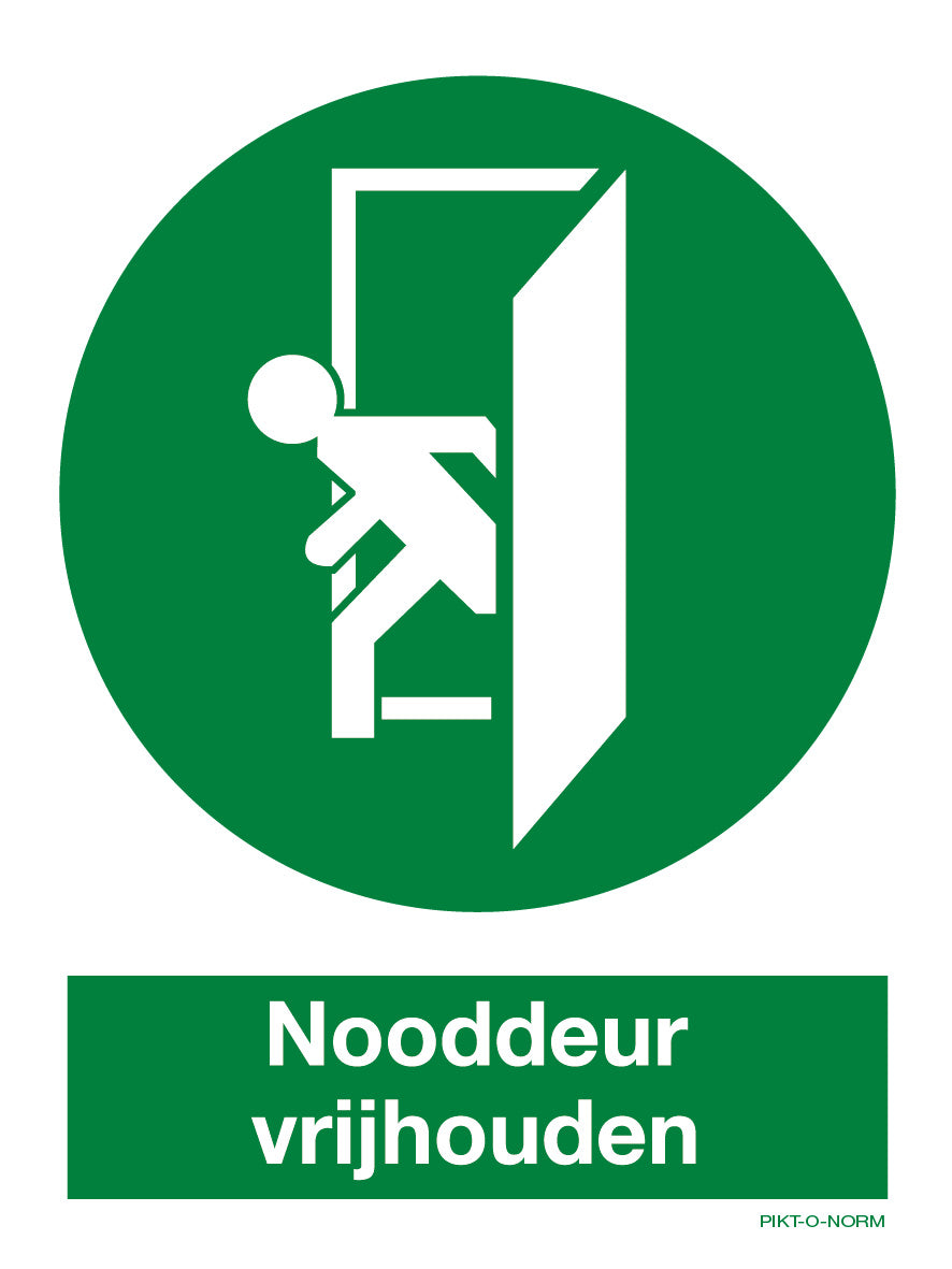 NOODDEUR VRIJHOUDEN