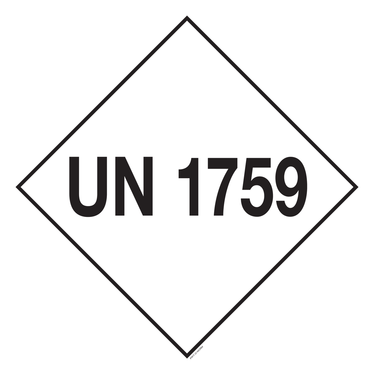 UN 1759. ADR KL 8.BIJTENDE VASTE STOFFEN