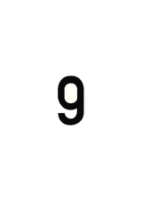 9, UITGESNEDEN CIJFER