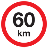 VITESSE LIMITÉE 60 KM