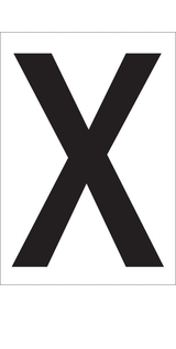X ADR LETTER ZELFKLEVEND