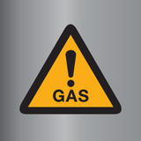 WAARSCHUWING GEVAAR GAS!