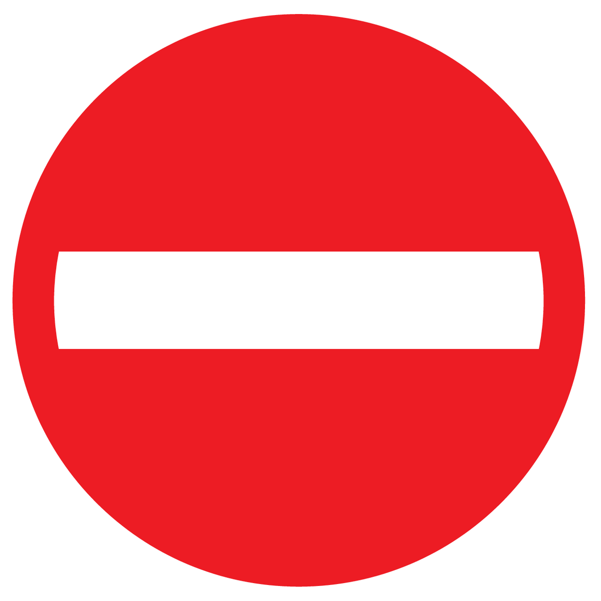 SENS INTERDIT