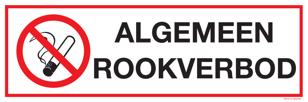 ALGEMEEN ROOKVERBOD