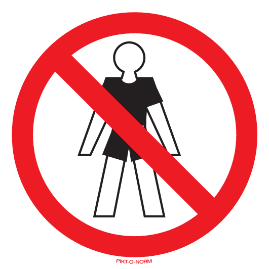 T-SHIRTS EN SHORTS VERBODEN