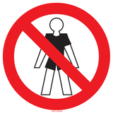 T-SHIRTS EN SHORTS VERBODEN