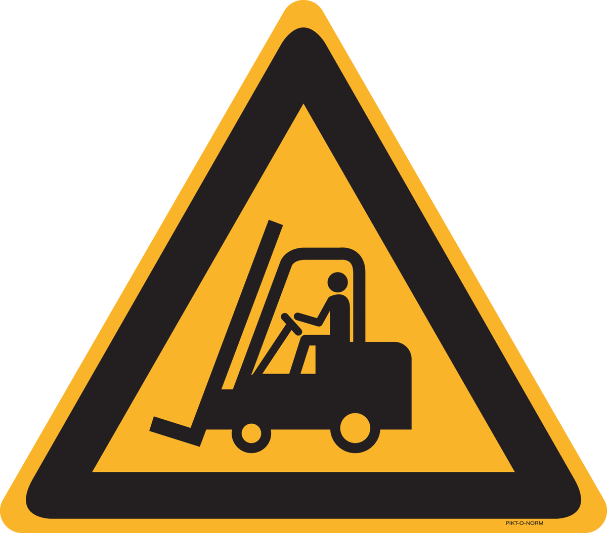 WAARSCHUWING VORKHEFTRUCKS