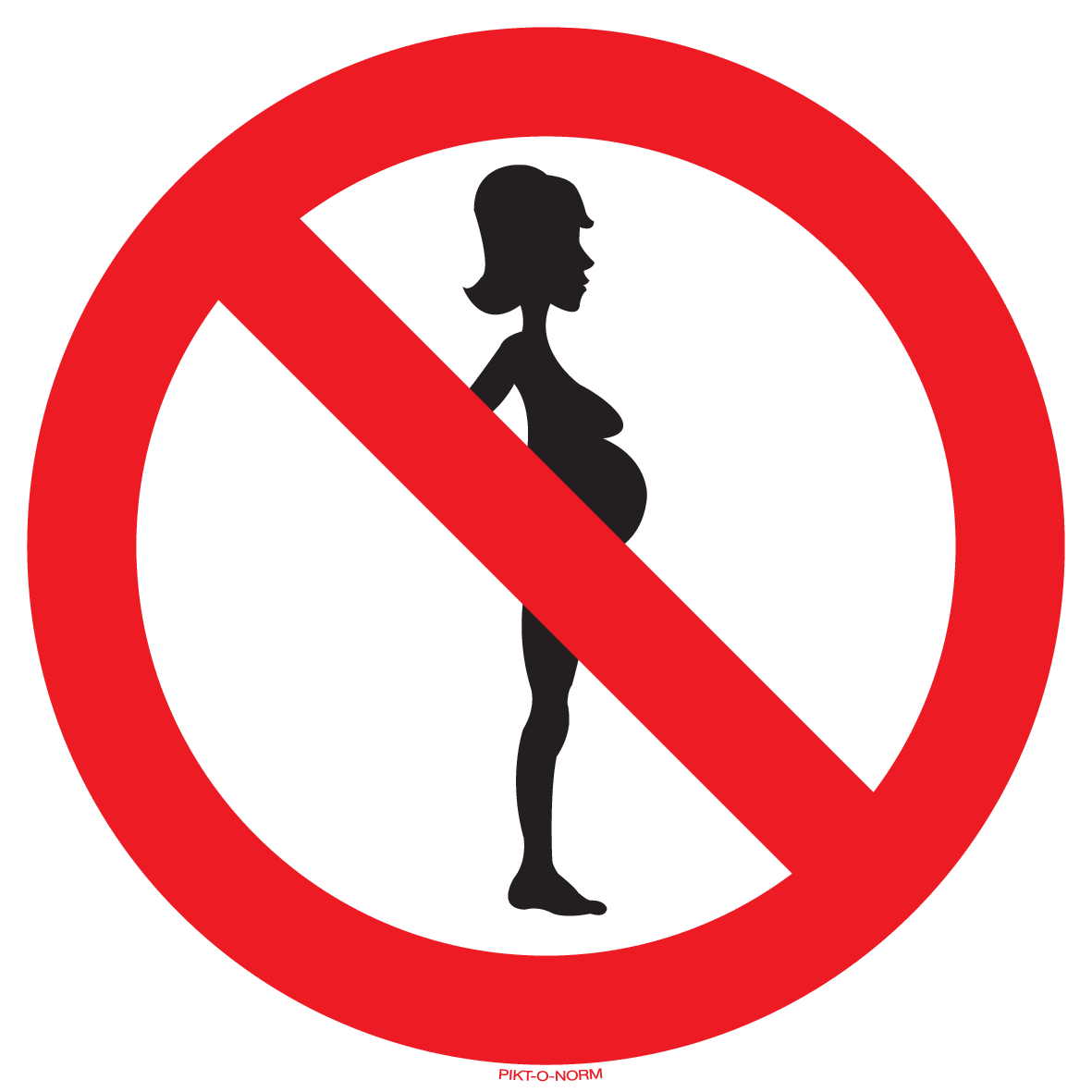 INTERDIT AUX FEMMES ENCEINTES