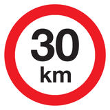 VITESSE LIMITÉE 30 KM