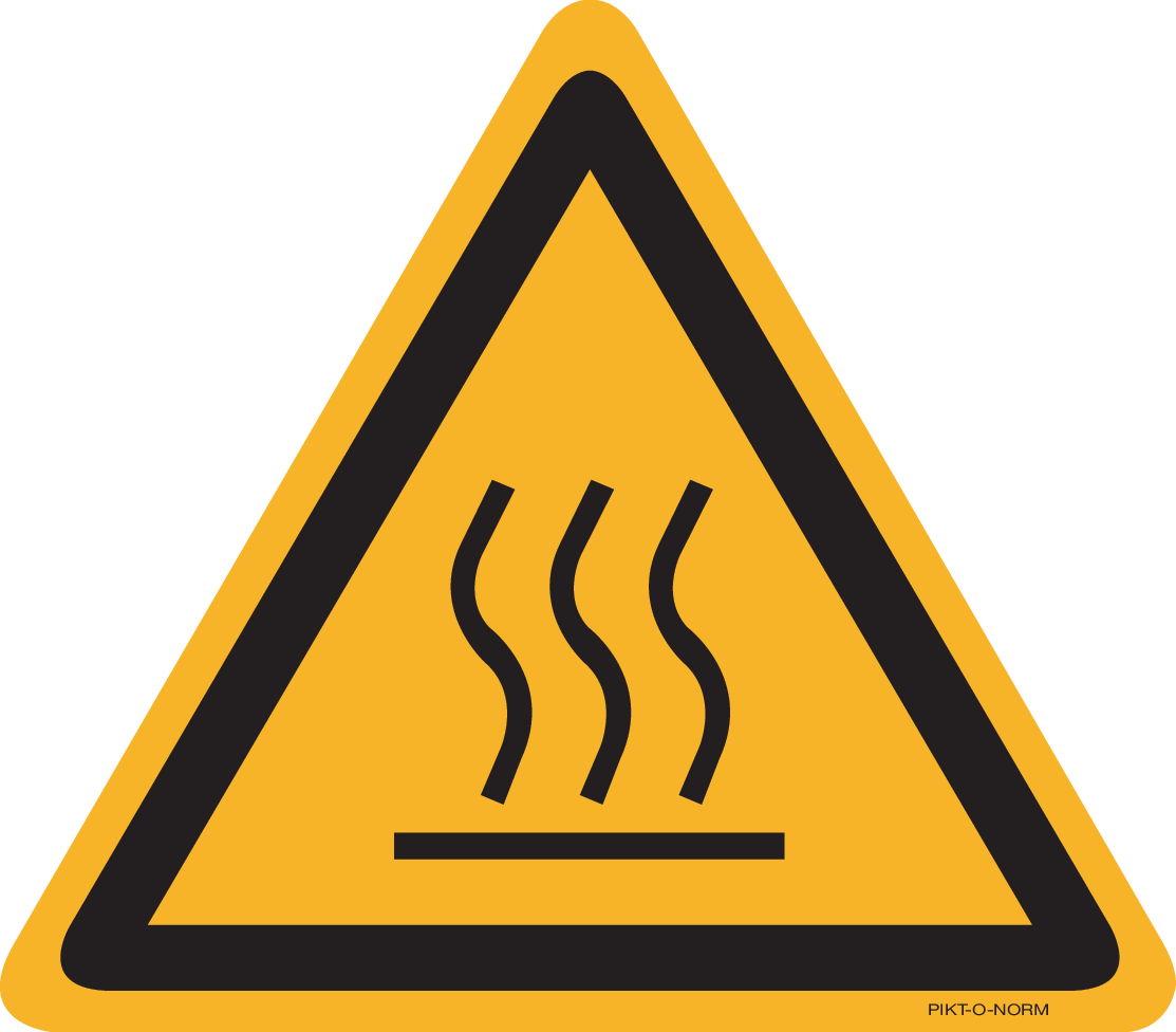 AVERTISSEMENT DANGER SURFACE CHAUDE