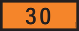ADR BORD, UN NUMMERS VAN 0 TOT 0999