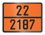 ADR BORD MET GEVARENCODE 22/2187