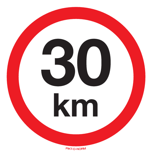 VITESSE LIMITÉE 30 KM