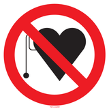 INTERDIT AUX STIMULATEURS CARDIAQUES