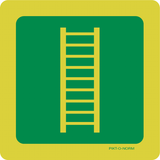 VLUCHTLADDER ISO7010-E059