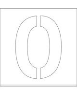 POCHOIR DIBOND 2MM , HAUTEUR 200MM