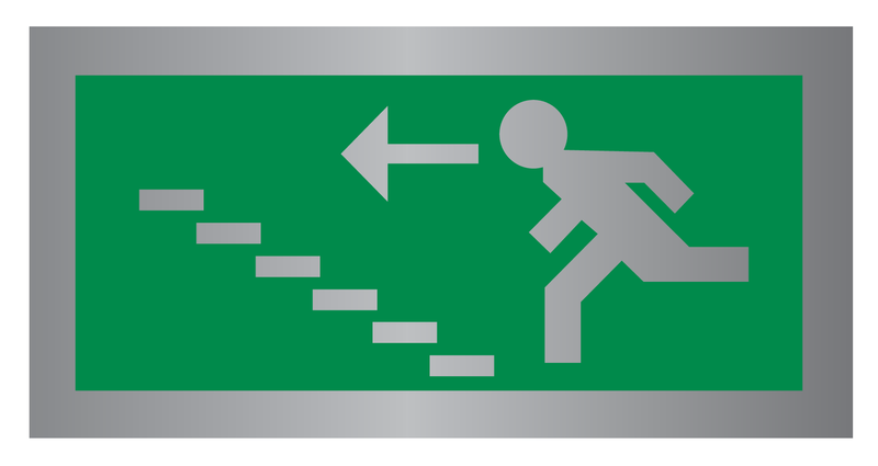 ISSUE DE SEC.ESCALIER GAUCHE VERS HAUT