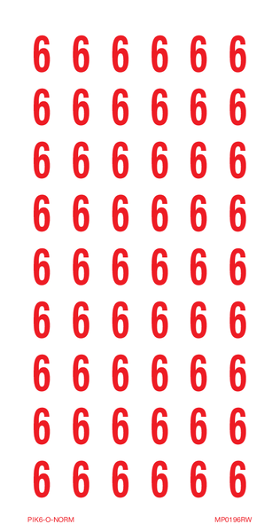 CHIFFRE6 SUR FEUILLE