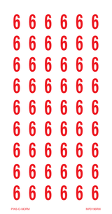 CHIFFRE6 SUR FEUILLE